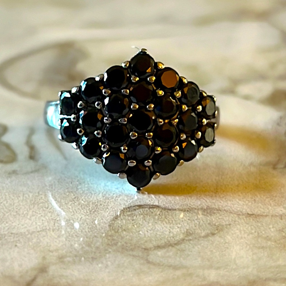 Black Spinel Ring